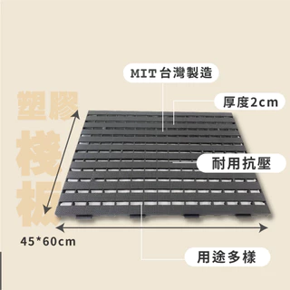 棧板 塑膠棧板 45*60*2cm 浴室防滑墊 台灣製造 耐用 抗壓 排水墊 塑膠棧板 遊戲墊 巧拼