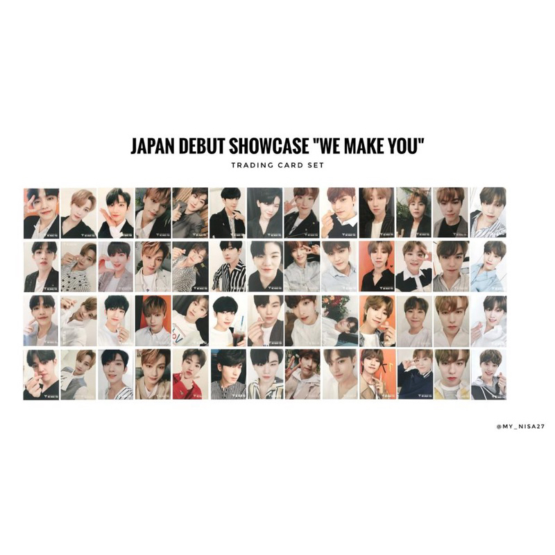 SEVENTEEN WE MAKE YOU ♡ SC SHOWCASE 日本演唱會小卡| 蝦皮購物