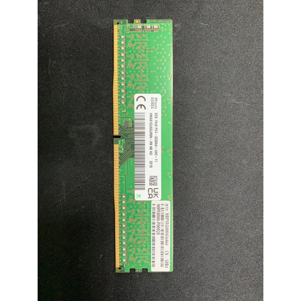 SK Hynix 16GB DDR4-3200 SODIMM PC4-3200AA 1Rx8 RAM Laptop Memoria - Foto 3