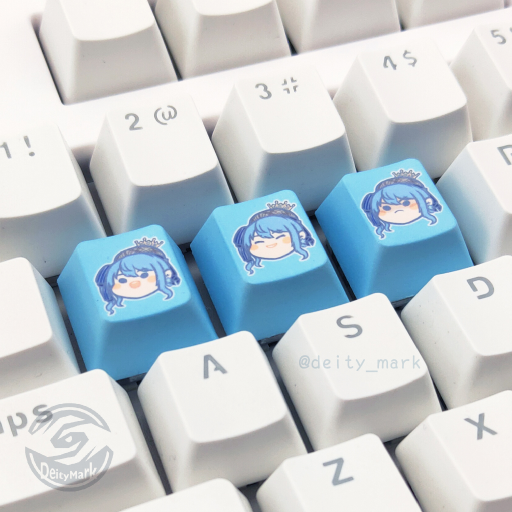 hololive JP 星街彗星 Chreey 鍵帽 R3 PBT 鍵盤 0期生 星街 星街すいせい Suisei 同人 | 蝦皮購物