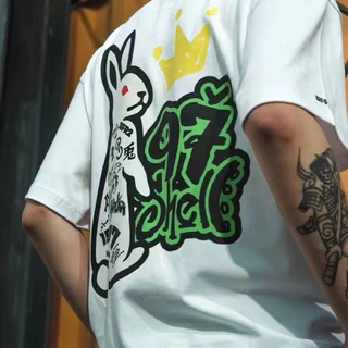 FR2 月桃 Rabbit Tatoo 沖縄限定 新品 白（FR2 月桃 花札 ロゴ T