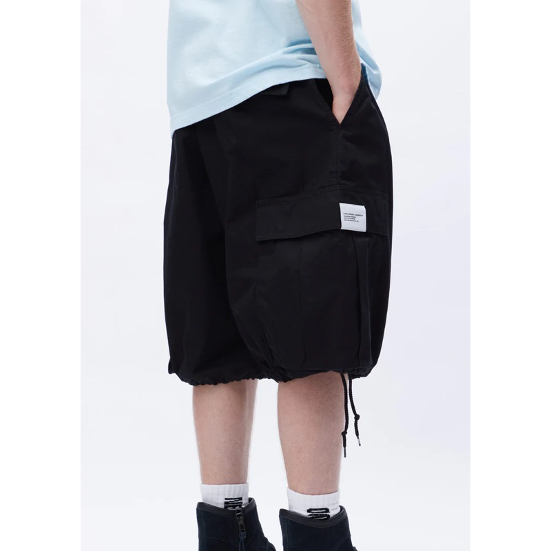 全新23SS NEIGHBORHOOD WIDE CARGO SHORT PANTS 口袋抽繩工作褲短褲 