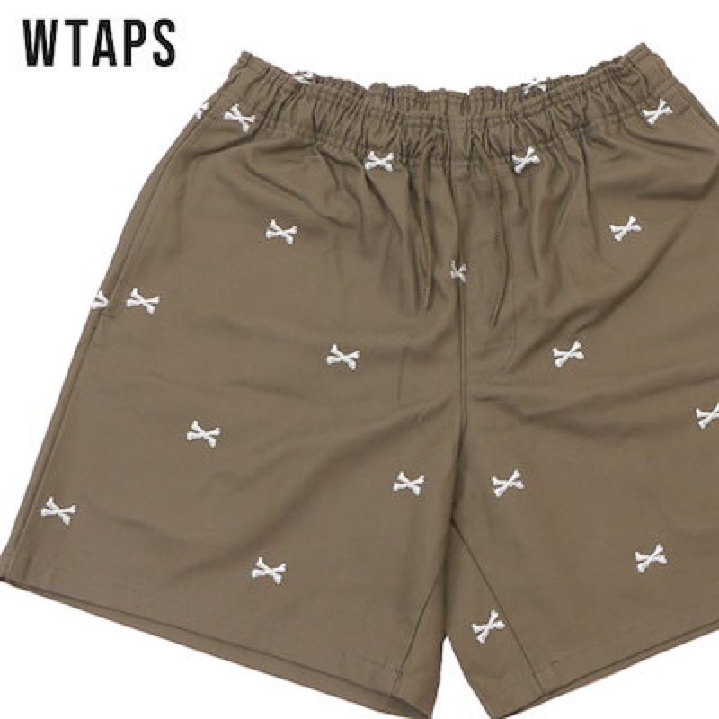 現貨實拍WTAPS 22SS SEAGULL 03 SHORTS 短褲刺繡骨頭卡其| 蝦皮購物