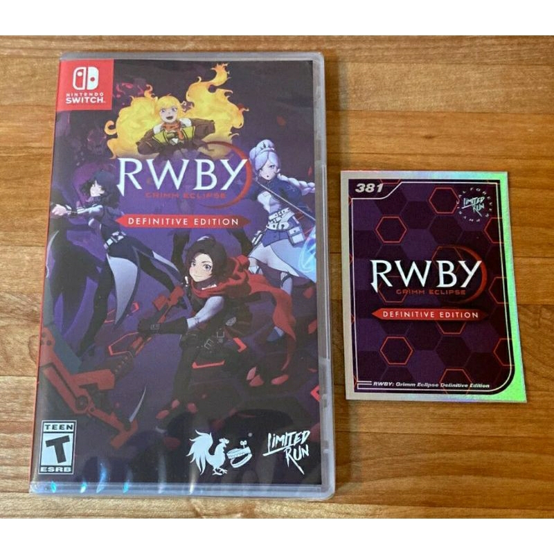 超級稀有遊戲】NS Switch遊戲RWBY: Grimm Eclipse 中文版限量典藏版