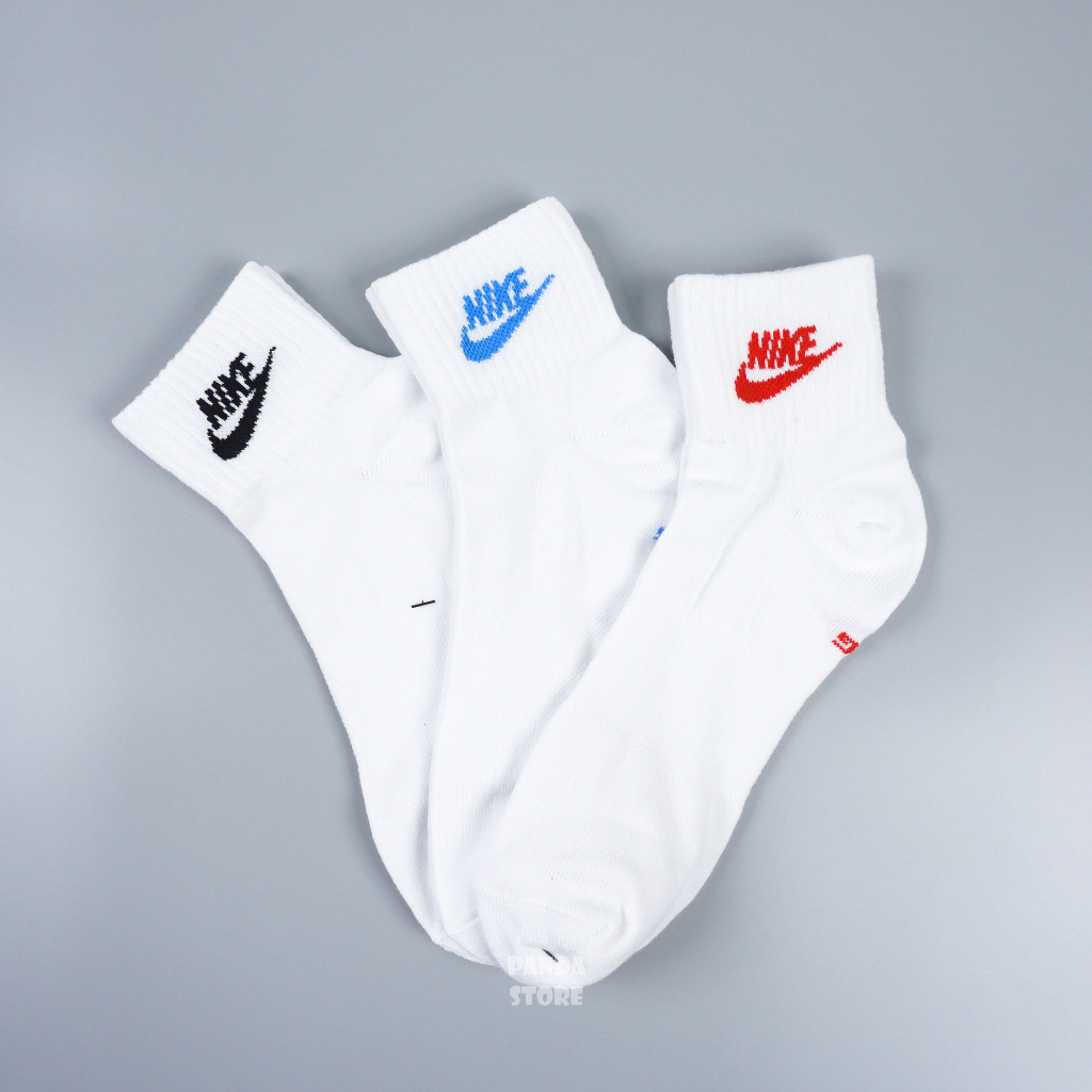 胖達）NIKE EVERYDAY ESSENTIAL LOGO 短襪 襪子 DX5074-911 白 904 棕 男女 | 蝦皮購物