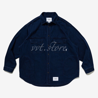 WTAPS 23SS WCPO / LS / COTTON. DENIM 長袖襯衫外套| 蝦皮購物