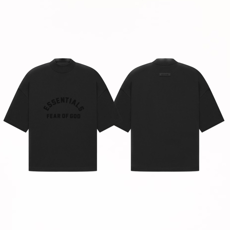〖LIT-select〗FOG Essentials 23SS Black Collection 短袖 短T 膠條字體 | 蝦皮購物