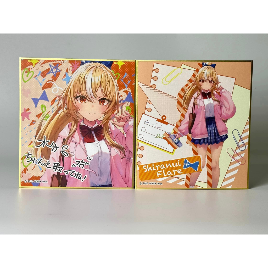 人気ブランドバ40代 7/4新品到貨~ hololive 不知火建設しらけん色紙~ 不知火芙蕾雅 紙製品