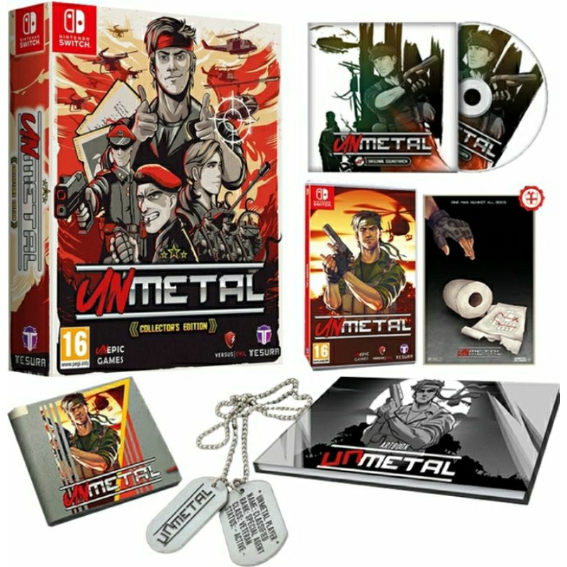全新商品】NS Switch遊戲UnMetal 中文版標準版(一般版) 限定版類