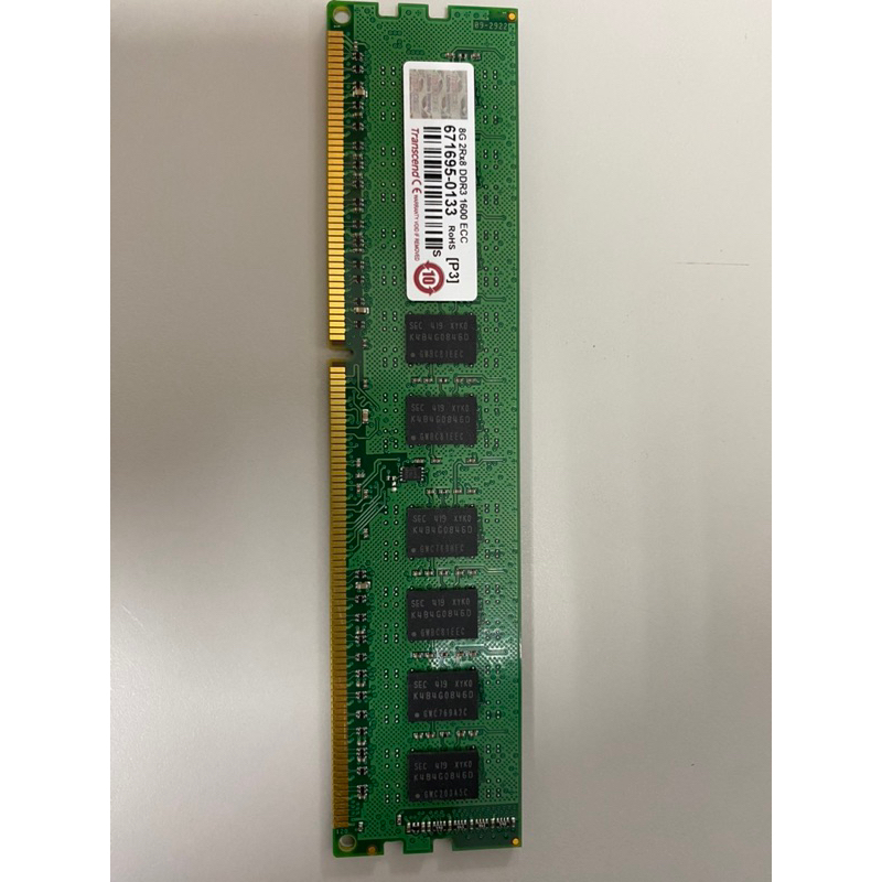 RAM 8Go TRANSCEND DDR3 1600MHz (PC3-12800S