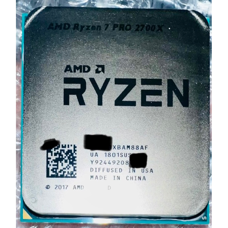 二手AMD R7 Ryzen 7 PRO 2700X CPU AM4 八核心 8成新以上 | 蝦皮購物