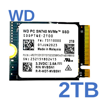 台灣全新現貨五年保固Steam Deck Ally高速SSD【1TB / 2TB】WD SN740