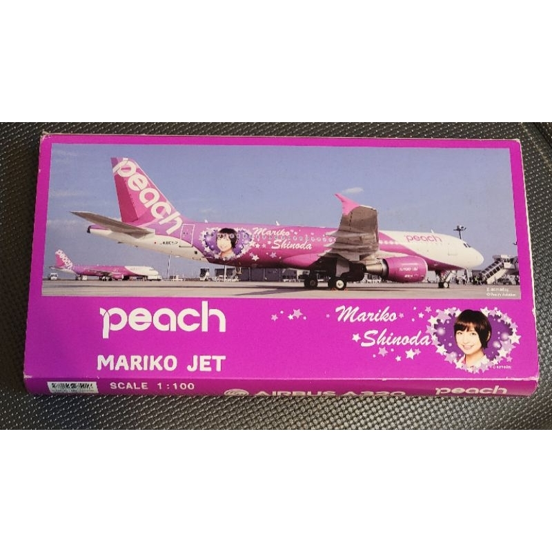 全国送料無料・イイ店 1/100スケール A320 AIRBUS Peach MARIKO 篠田麻里子 JET 暗い 航空機・ヘリコプター