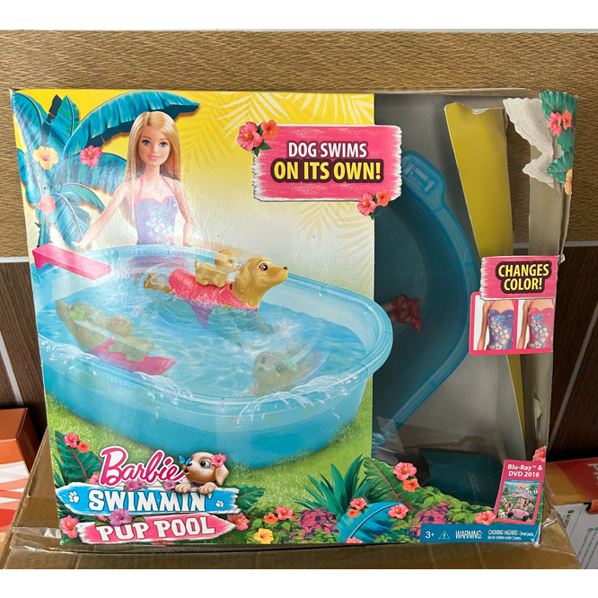 絕版 Barbie Swimmin' Pup Pool 芭比小狗游泳池 原價1800 現省520 | 蝦皮購物