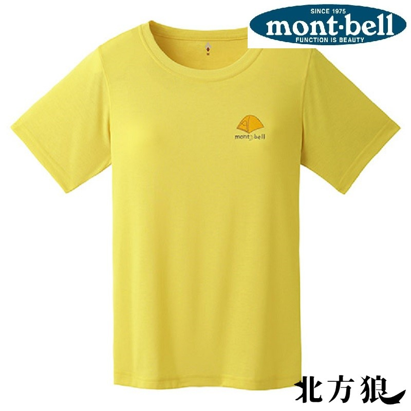 mont-bell 日本女WIC.T 山之道具短袖排汗T 排汗衫快乾[北方狼] 1114254