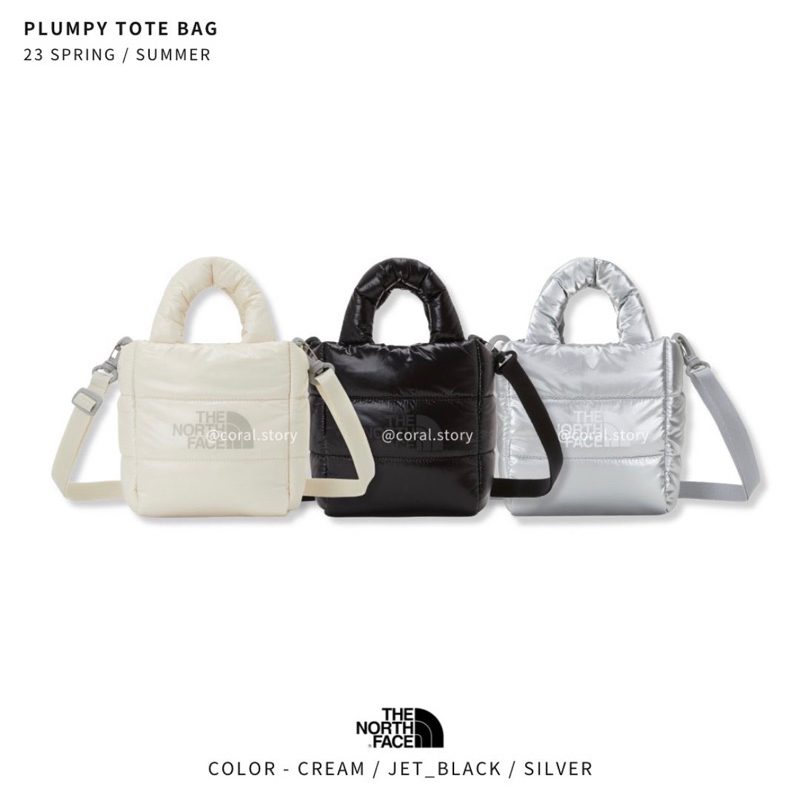 CoralStory🔜The North Face韓國代購 PLUMPY TOTE BAG 迷你蓬蓬托特包