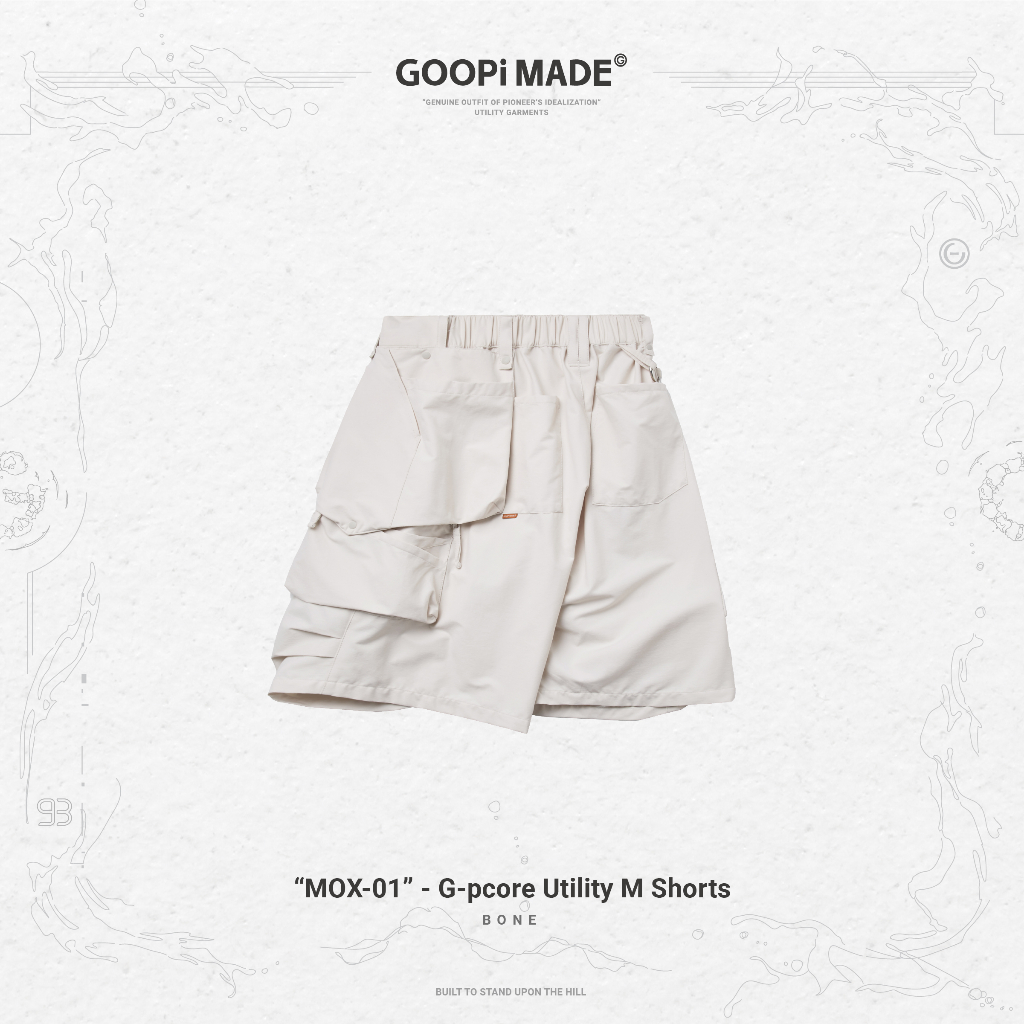 GOOPiMADE 23 S/S 最終揭曉“MOX-01” - G-pcore Utility M Shorts