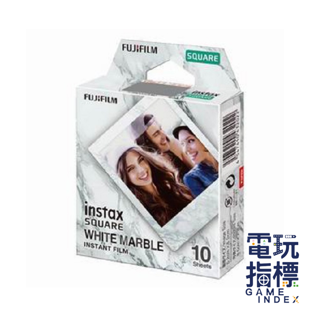 【電玩指標】十倍蝦幣 富士 Fujifilm 拍立得底片 Instax Square 白石紋 White Marble 蝦皮購物