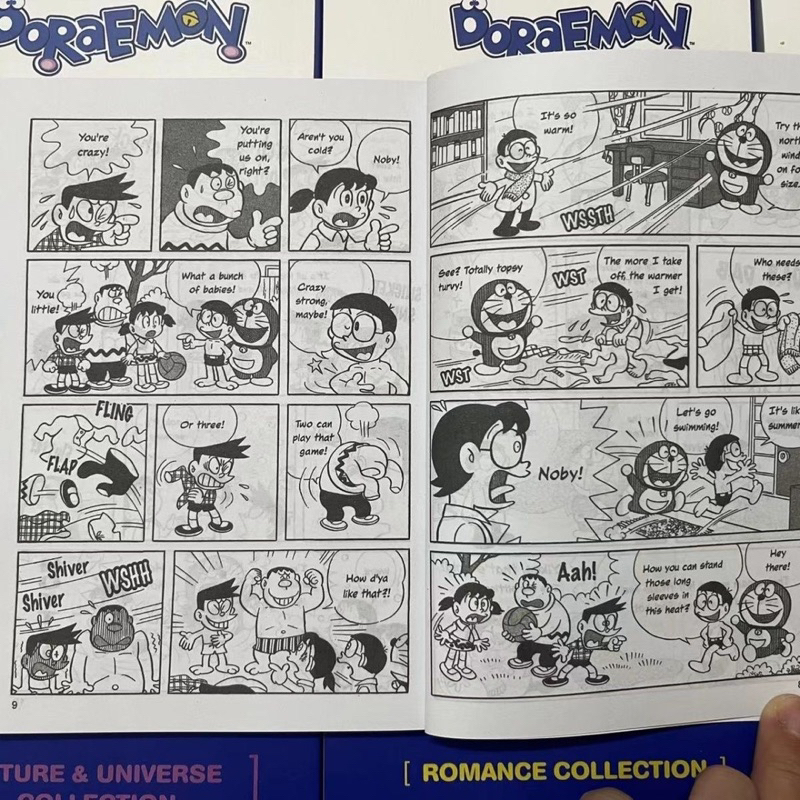 現貨免運小叮噹熱門暢銷英文漫畫書Doraemon 哆啦A夢漫畫8冊套裝