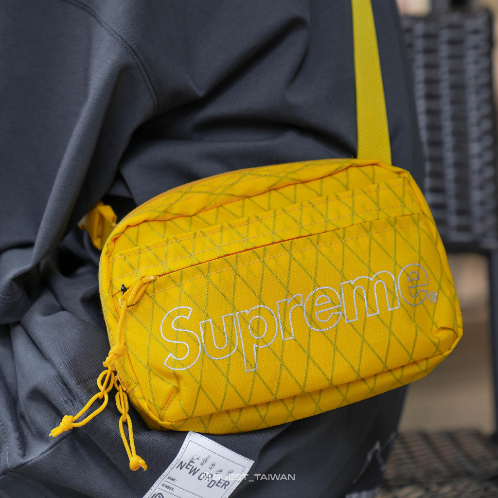 QUEST】現貨SUPREME 45TH SHOULDER BAG 18FW 45代小包側背包黃色| 蝦皮購物