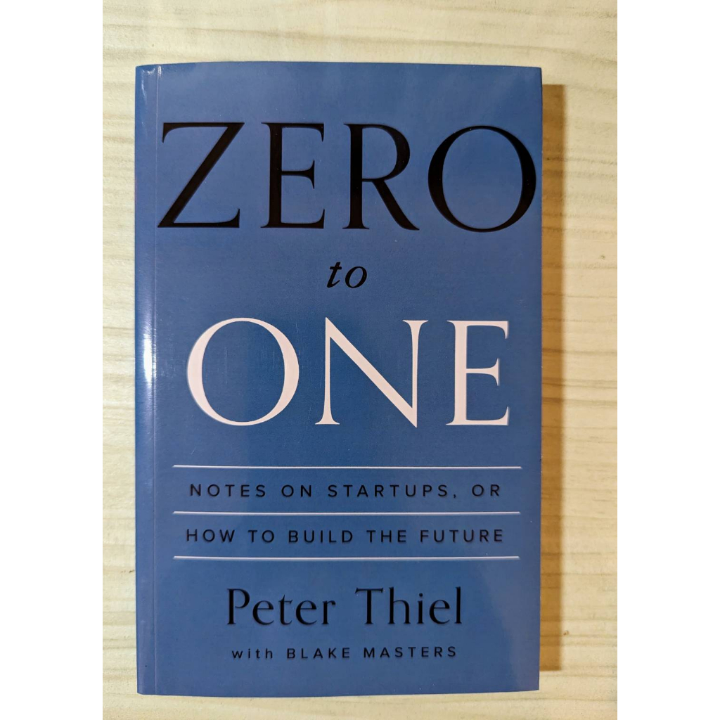 出清『全新現貨』👉 Zero to One 從0到1👈全英文PayPal共同創辦人彼得‧泰爾暢談創業成功心法| 蝦皮購物