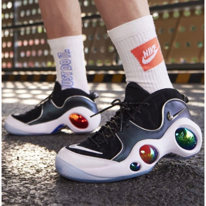 全新Nike Air Zoom Flight 95 Jason kidd 復刻車輪鞋DX6055-001 特惠價