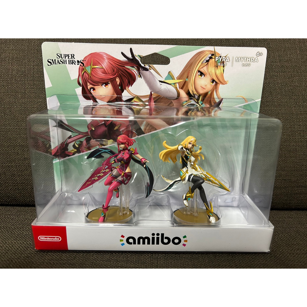 全新現貨 amiibo 異度神劍 2 光/焰 Pyra/Mythra大亂鬥 光+焰組合包 日版 | 蝦皮購物