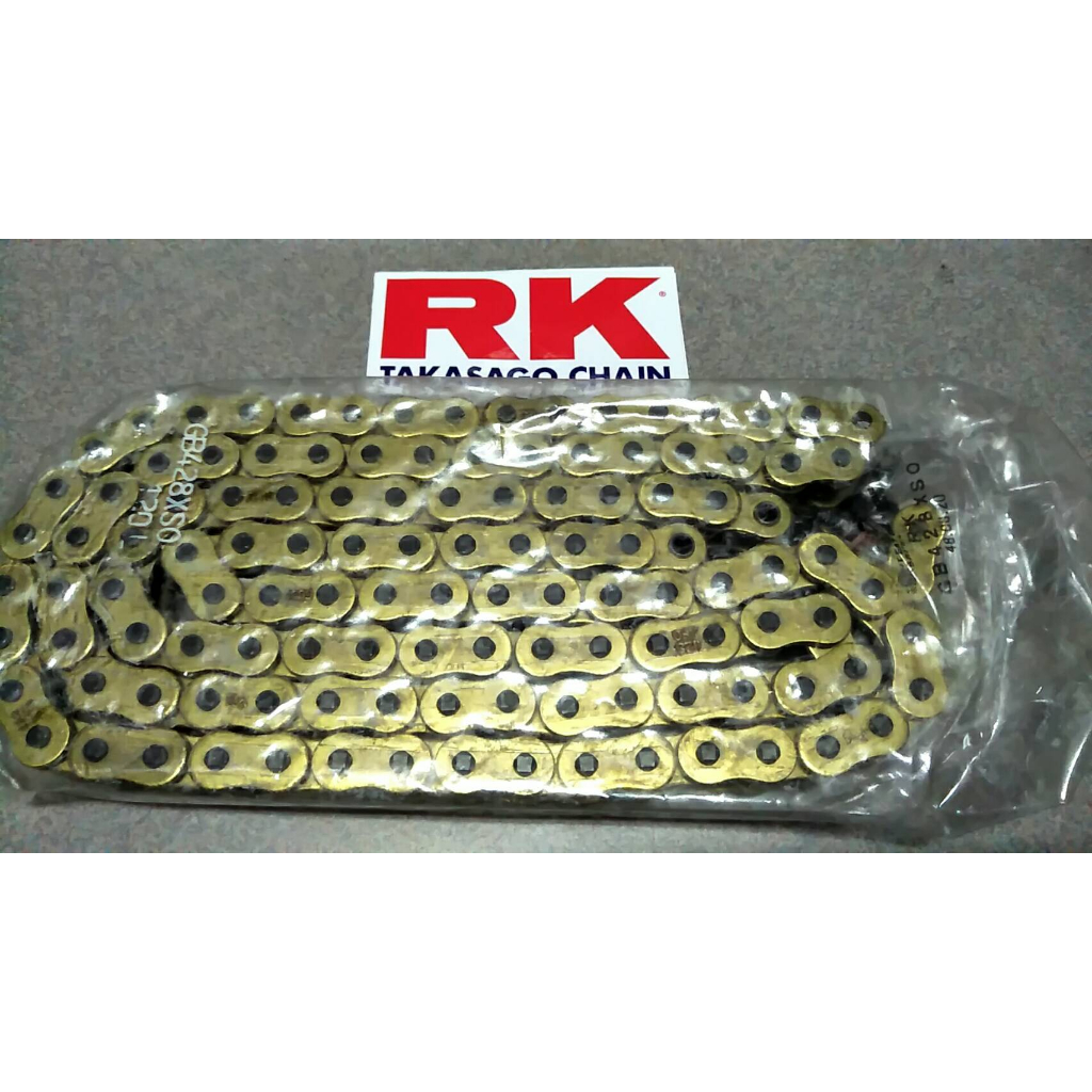 RK 鏈條鍊條油封鏈條XSO XSO2 XRE 系列黃金黑金日本進口正貨428 520 525 530 | 蝦皮購物