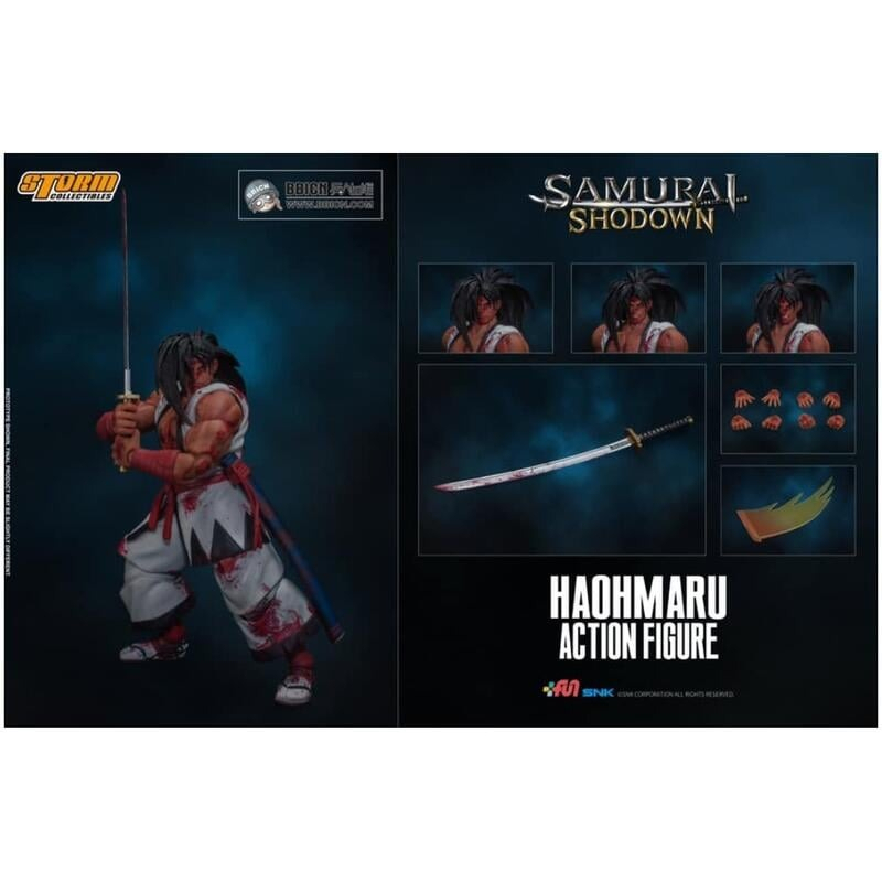 咩咩Q~~全新Storm Toys 1/12 侍魂霸王丸原色/ 灰色限定/ 紅色