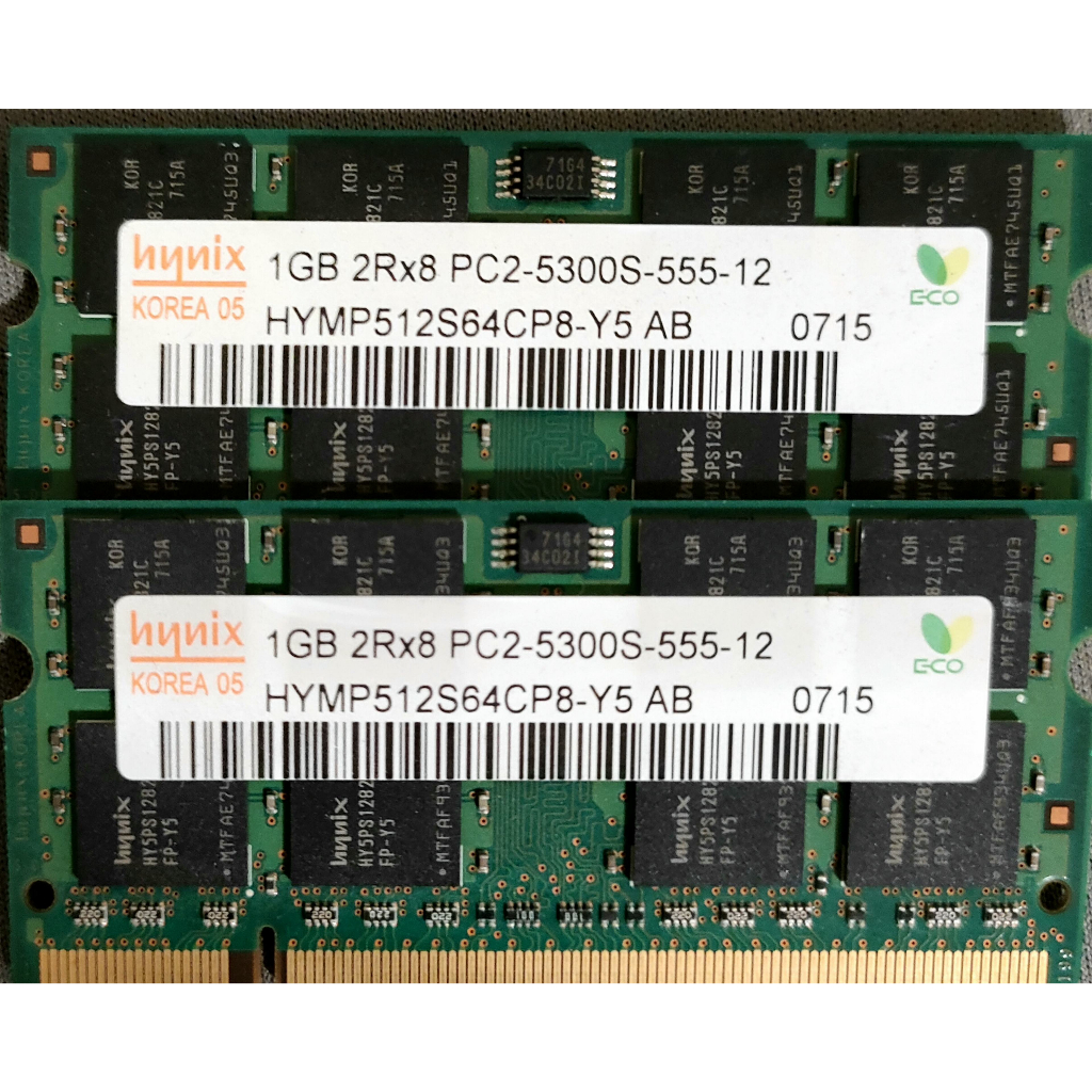 海力士 SK Hynix/ DDR2-667 1Gx2 / 韓國原裝/ 筆電專用 | 蝦皮購物