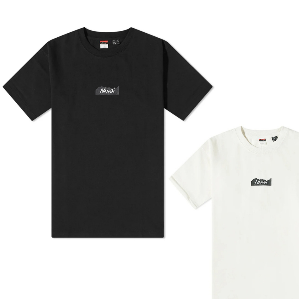 Ⓒ NANGA - Eco Mountain Logo T-shirt 短袖｜T恤｜短T｜混紡｜登山