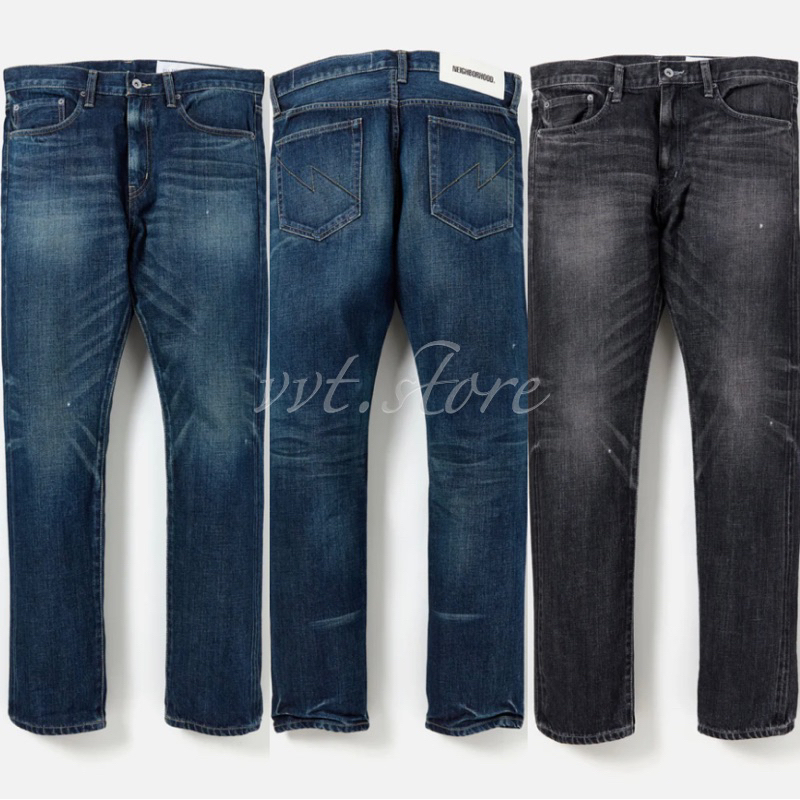 NEIGHBORHOOD 23SS WASHED DENIM DP NARROW PANTS 水洗長褲牛仔褲休閒