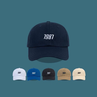 【T.Y Select Shop】1987 刺繡 老帽 棒球帽 穿搭 帽子 情侶 搭配 帽 1987帽子