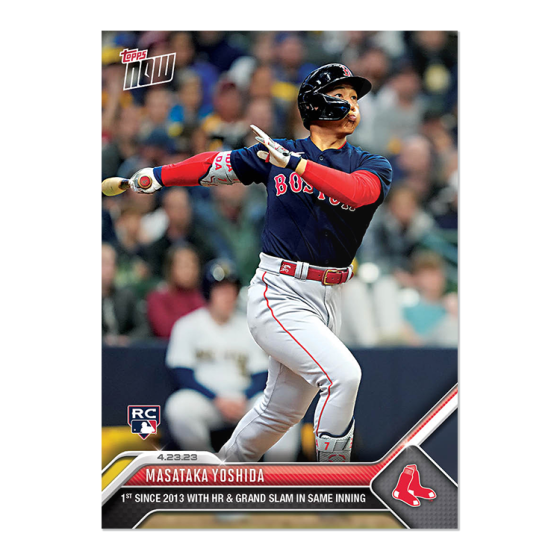 吉田正尚球員卡2023 MLB TOPPS NOW Card 173 單局雙響砲含一發滿貫砲 