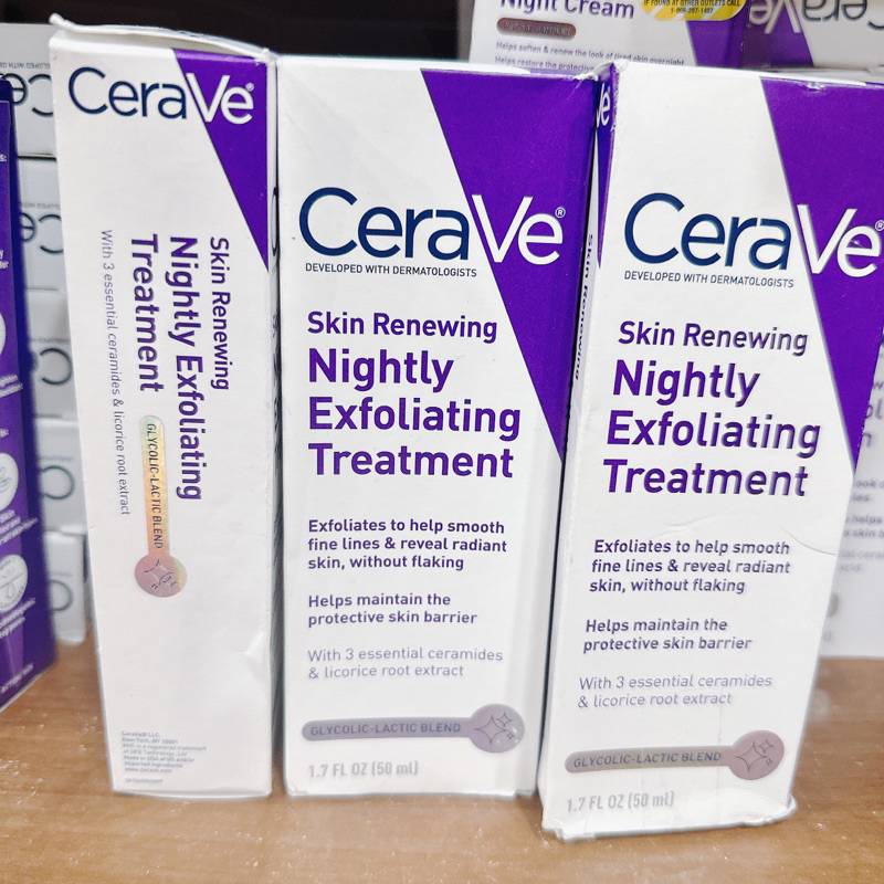 Cerave Skin Renewing Nightly Exfoliating Treatment精華 蝦皮購物 4250