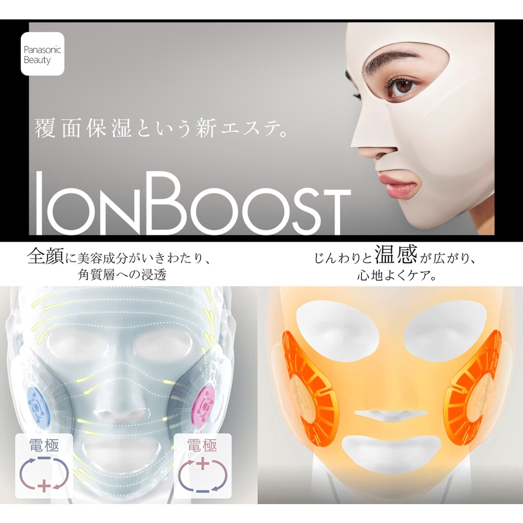 日本直送 Panasonic 國際牌 IONBOOST EH-SM50 美顏面罩 覆面 面膜 美容儀 在家美容