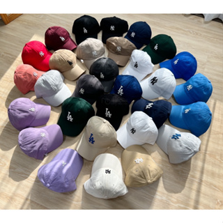 【MasCool 】MLB 老帽 NY LA 洋基 黑色 老帽 鴨舌帽 CAP 復古 棒球帽CAP 韓國代購