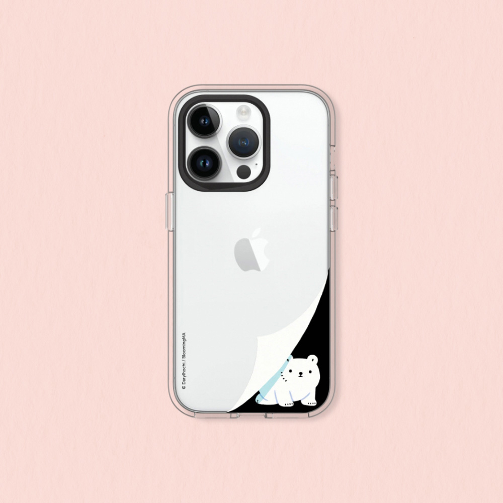 犀牛盾 適用iPhone Clear透明防摔手機殼∣白白日記系列/我在這 | 蝦皮購物