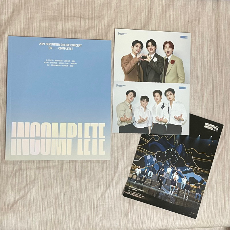 拆售］Seventeen incomplete DVD 藍光線上演唱會小卡特典寫真| 蝦皮購物