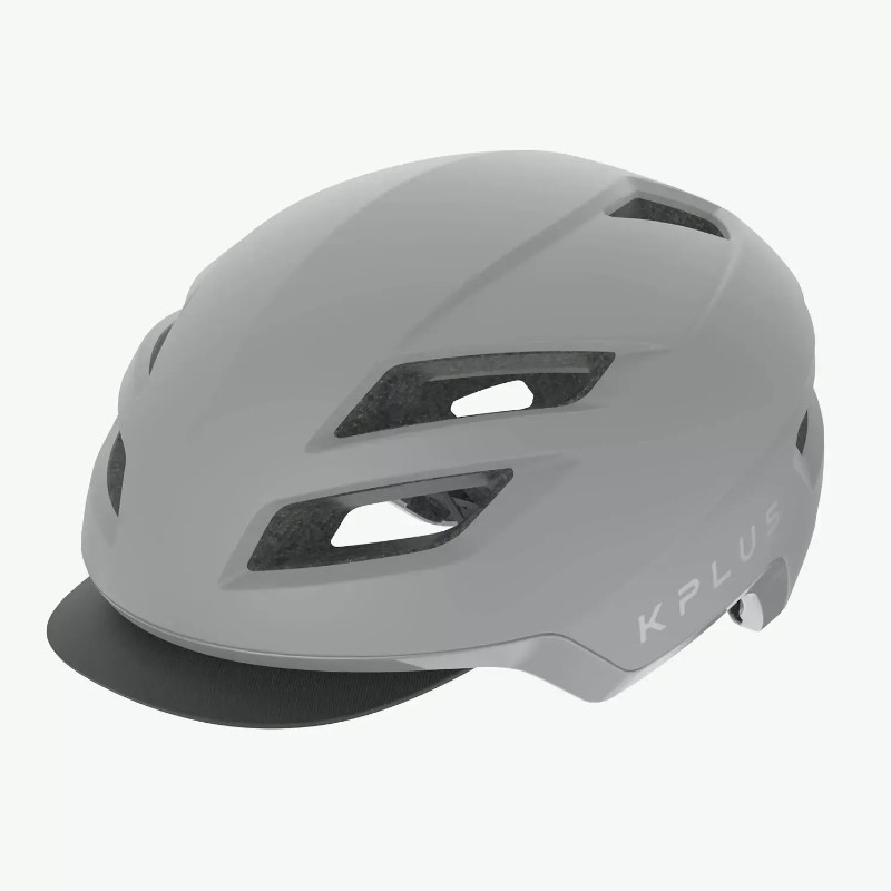 KPLUS RANGER 全新 城市系列 安全帽 自行車安全帽 可拆卸前額帽簷 大象灰 成人款安全帽 吉興單車 | 蝦皮購物