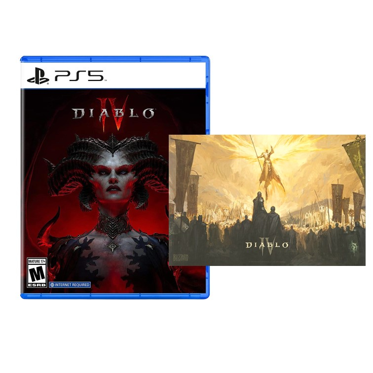 【御玩家】現貨 PS4 PS5 暗黑破壞神 4 Diablo IV 中文版 一般版 日版美版封面 精美海報 6/6發售