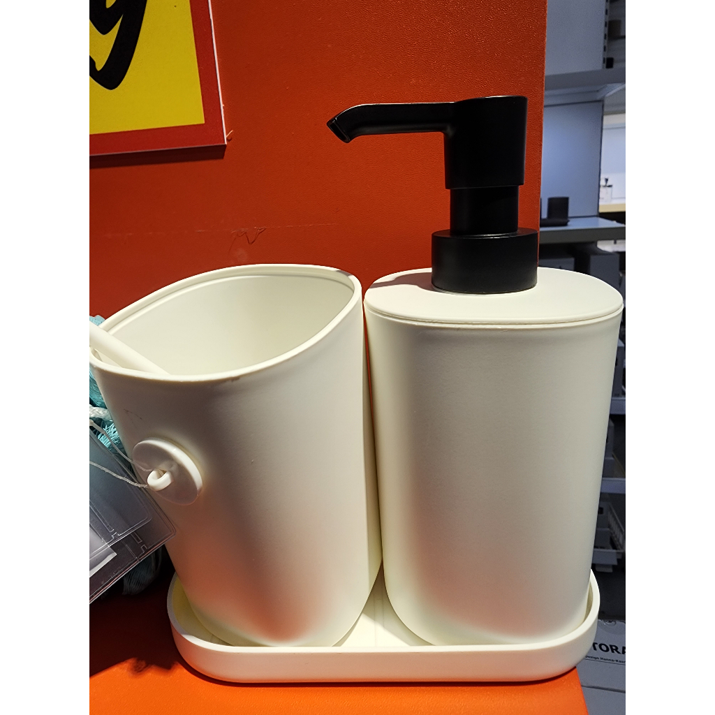 IKEA STORAVAN 浴室用品 3件組, 洗手乳塑膠瓶 | 蝦皮購物