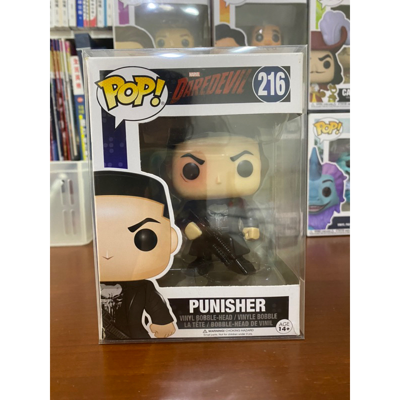 FUNKO POP 216 懲罰者 制裁者 罰叔 punisher 夜魔俠 影集 二手 正版 盒損 附殼 | 蝦皮購物