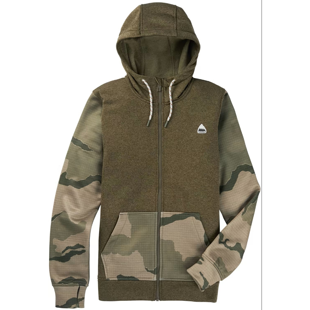 Burton Oak Full Zip Snowboard Fleece Jacket 滑雪衛衣 單板滑雪 雙板滑雪服 蝦皮購物