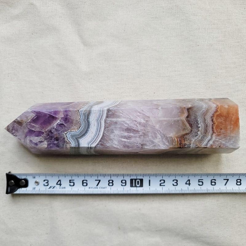 紫晶瑪瑙共生柱•水晶柱| 蝦皮購物