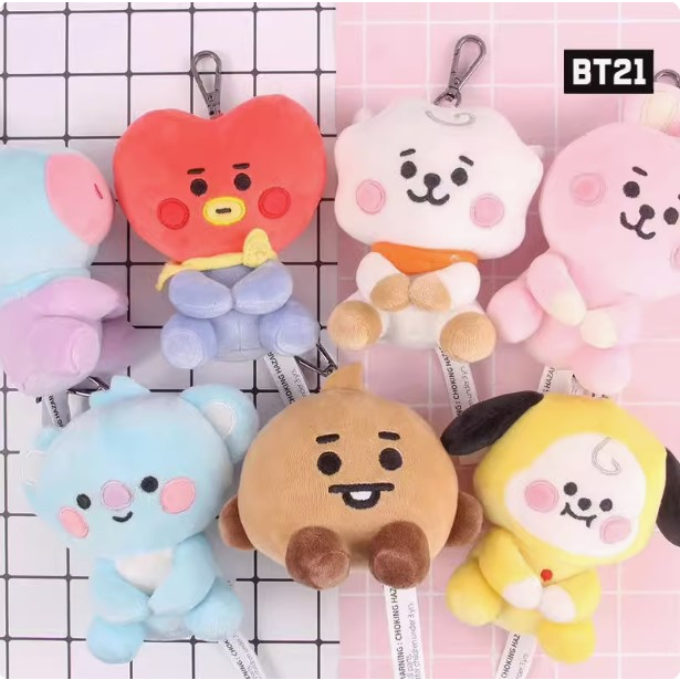 ⭐現貨⭐BT21吊飾BT21娃娃KOYA RJ SHOOKY MANG CHIMMY TATA COOKY 掛件