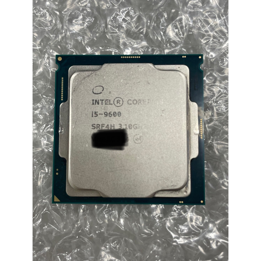 二手】中古Intel® Core™ i5-9600 處理器9M 快取記憶體，最高可達4.60