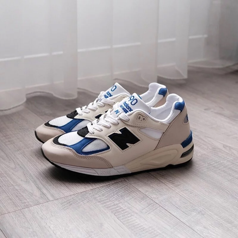 NEW BALANCE 990v2 MiUSA D楦白藍-M990WB2 | 蝦皮購物