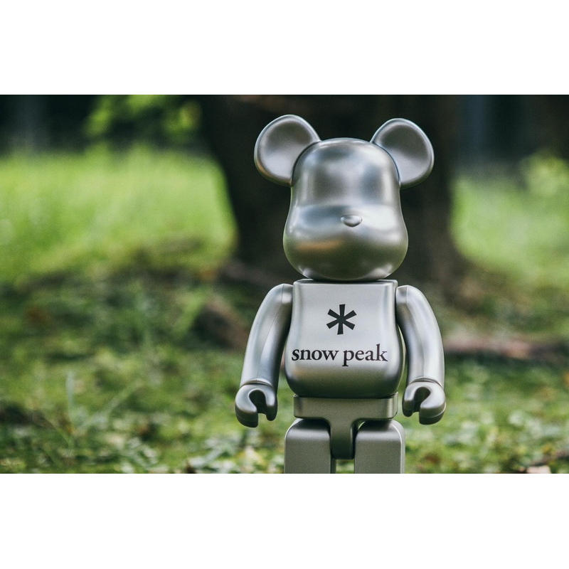 現貨✱ Snow peak x Be@rbrick 400% 庫柏力克熊聯名絕版全新蒐藏品一隻