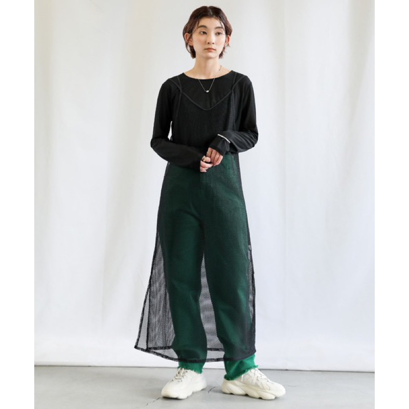 LAD MUSICIAN VELOUR CROPPED WIDE PANTS-